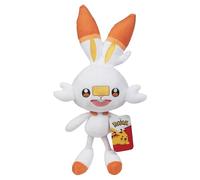Pokemon 98057 Pokémon - Felpa de Peluche (30 cm), Color Blanco y Naranja