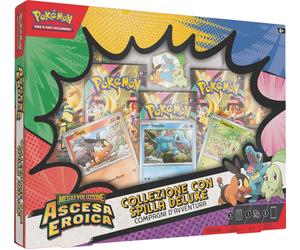 Pokemon Acesa Eroica 2026 Caja 1 Edición Especial Deluxe Booster Pin ITALIANO