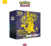 Pokemon Agitadas Sparks Elite Trainer Box ETB SV08 English Tarjeta Nuevo Sealed