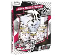 Pokémon: Álbum para Colecciones de Escarlata y Púrpura-Llama Blanca de JCC Pokémon (Álbum de Reshiram y 5 Sobres de Mejora)