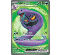 Pokemon - Arbok ex 185/165 - Pokemon 151 - Arte completo - Ultra Raro - Tarjeta individual