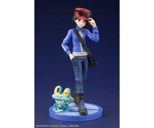 Pokémon Artfxj Statua 1/8 Calem & Froakie 20 Cm Kotobukiya