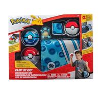 Pokémon Bandai - Bolso y cinturón para el Hombro del Entrenador - Conjunto con Bolsa, cinturón, 2 1 Figura JW0028 (Modelo Aleatorio)
