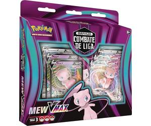 Pokémon: Baraja Combate De Liga De Mew VMAX (1 baraja de 60 Cartas Completa, 6 2 Cartas holográficas)