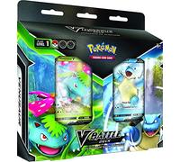 Pokémon, baraja de Combate Venusaur V & Blastoise V, Juego de Cartas para 2 Jugadores a Partir de 6 años, más de 10 Minutos de Tiempo de Juego