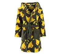 Pokémon Bata para Niños, Batin de Estar por Casa Infantil, Diseño Pikachu Bata Polar Suave, Talla 4 Años | Verde