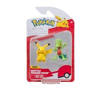 Pokémon Battle Figuras Pack: Pikachu y Geckabor, 2 Figuras detalladas