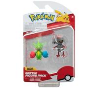 Pokémon Pack de 2 figuras de batalla Pawniard y Roselia W15