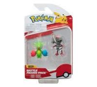 Pokémon Pack de 2 figuras de batalla Pawniard y Roselia W15