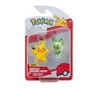 Pokémon PKW3358 - Juego de Figuras de Batalla - Pikachu & Felori, Figuras Oficiales detalladas, 5 cm Cada uno