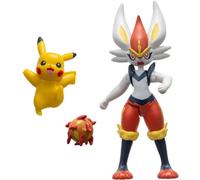 Pokémon Battle Figure - Paquete de 2 Figuras de Batalla de Cenicienta de 4.5 Pulgadas y Pikachu de 2 Pulgadas con Accesorio, Exclusivo de Amazon