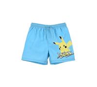 Pokémon Bermudas para Niño, Pikachu Shorts de Baño Bañador de Natación Infantil, Talla 12 Años | Azul