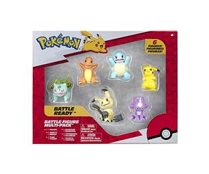 POKÉMON Bizak Multipack 6 Figuras, Pack con 6 Favoritos con increibles Acabados (63222684)