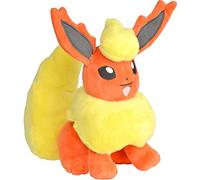 Pokemon Flamara 1 Felpa, Color Naranja/Amarillo, ca 20 cm (Boti 36775)
