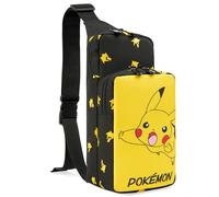 Pokemon Bolso Cruzado Niño - Bolso de Hombro Accesorios para Niños Correa Ajustable Bolsos para Niños - Regalos