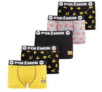 Pokemon Boxer unitario INFANTIL para Niños, Multicolor (Pack de 5 T706-1), 8-10 años