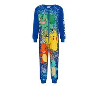 Pokémon Boys Onesie Edad 4-12 Años, Azul 2, 7-8 Años
