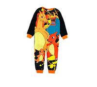 Pokemon Boys Onesie Edad 4-12 Años, Fuego, 9-10 Años