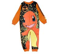 Pokemon Boys Onesie Edad 4-12 Años, Naranja, 7-8 Años