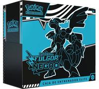 Pokémon: Caja de Entrenador Élite de Escarlata y Púrpura-Fulgor Negro: Zekrom de JCC (1 Carta de promoción con ilustración expandida de Thundurus, 9 Sobres de Mejora y Accesorios prémium)