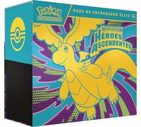 Pokémon: Caja de Entrenador Élite de Megaevolución-Héroes Ascendentes (1 Carta de promoción con ilustración expandida, 9 Sobres de Mejora y Accesorios prémium)