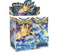 Pokemon- Caja expositora de Espada y Escudo, Plateada Booster, Multicolor, único (The Company International 183-86091)