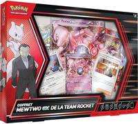 Pokémon: Estuche Mewtwo-ex del Team Rocket del JCC Pokemon (1 tarjeta promocional brillante, 1 tarjeta grande y 4 refuerzos)