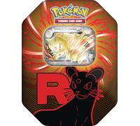 Pokemon - Caja Team Rocket - Persian-ex del JCC Pokémon (1 Tarjeta Promocional Brillante y 4 Refuerzos)