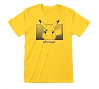 Pokémon Camiseta de Manga Corta Unisex Pikachu Katakana Amarillo - Marca EAN: 5056688554996 - Talla: M