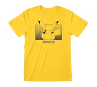 Pokémon Camiseta de Manga Corta Unisex Pikachu Katakana Amarillo - Marca EAN: 5056688555009 - Talla: L