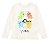 Pokémon, Camiseta de manga larga para niño, blanco, 6 años