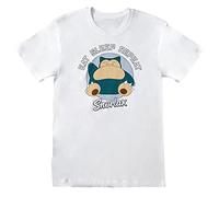 Pokemon - Camiseta Snorlax Eat Sleep Repeat para Adultos Unisex (XXL) (Blanco)