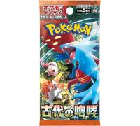 Juego de cartas Pokemon TCG japonés escarlata y violeta SV4K Ancient Roar Booster (5 cartas por paquete)