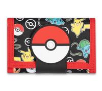 Pokemon - Cartera de Parche de Silicona - Compartimento para Monedas con Cremallera - Duradero y Elegante, Pokeball, 14 x 8 cm, Casual