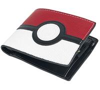 Pokémon Cartera Pokeball Hombre Cartera Rojo/Negro/Blanco Semi Piel