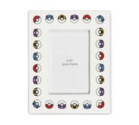 Pokémon Center: Poké Balls Pokémon Home Accents Marco de fotos de cerámica blanca