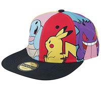 Pokémon Characters Unisex Gorra Multicolor One Size 100% poliéster