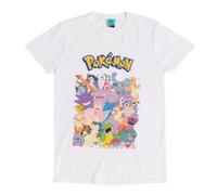 Pokemon Characters White T Shirt