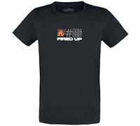 Pokémon Charizard Hombre Camiseta Negro L 100% algodón Regular