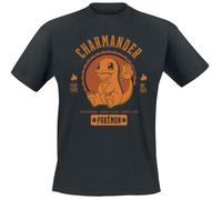 Pokémon Charmander Men's T-Shirt Black Regular XX-Large Black