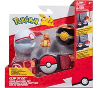 Pokemon Clip Cinturón Go Cubierta Bolas Con Charmander Y 2 Pokeball PKW3163