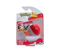 Pokemon Clip N Go - Juego de figuras de batalla y lista para acción (Tepig y Poke Ball)