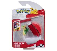 Pokemon Clip N Go - Juego de figuras de batalla y listo para acción (pelota de boxeo y poke)