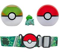 Pokémon Clip 'N' Go Poké Ball Belt Set (Poké Ball, Nest Ball, and Bulbasaur #1) W9 PKW2715