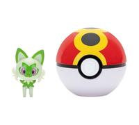 Pokémon Clip 'N' Go (Sprigatito with Repeat Ball) W20, Figuras