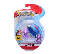 Pokémon Clip 'N' Go Toxel y Poké Ball - Contiene 1x Figura de 5 cm y 1x Dive Ball - Nueva Ola 2021 - Licencia Oficial