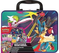 Pokémon: Cofre de coleccionista: Mega Gardevoir y Mega Lucario (3 Cartas promocionales Brillantes, 6 boosters y más)