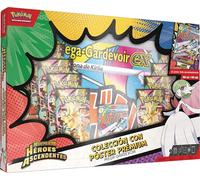 Pokémon: Colección con póster prémium Mega-Gardevoir de Megaevolución-Héroes Ascendentes (1 Carta holográfica de promoción, 1 póster Impreso por ambas Caras y 10 Sobres de Mejora)
