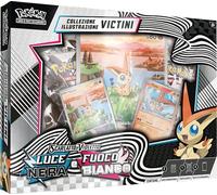 Pokémon: Colección de ilustración Victini - Unima del GCC Pokémon (una Tarjeta holográfica de Cuerpo Completo, Cuatro Sobres de expansión y una Tarjeta holográfica Gigante de Estilo Raro ilustración)