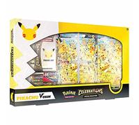 Pokemon, colección Especial Celebraciones Pikachu V- Unión (25 Aniversario), Juego de Cartas para 2 Jugadores a Partir de 6 años, más de 10 Minutos de Tiempo de Juego